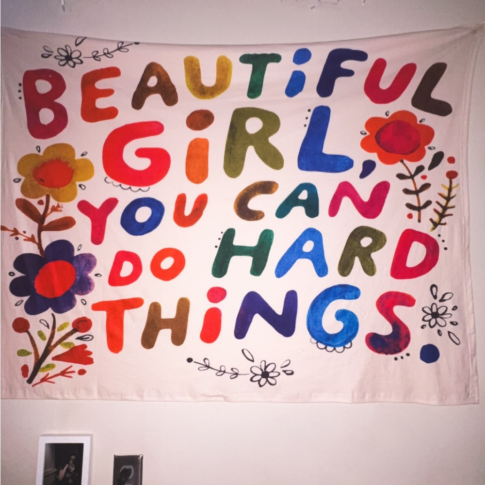 NATURAL LIFE Colorful Inspirational Art Print